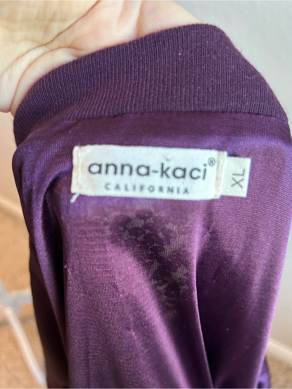 ANNA-KACI Sparkle & Shine Collection Purple Sequin Bomber Jacket Women’s Size XL - Picture 6 of 8
